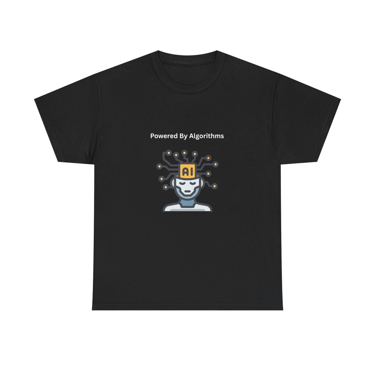 AI Powered Graphic Tee, Casual Wear, Gift for Tech Lovers, Unisex Cotton Shirt, Geeky T-Shirt, Birthday Present - Conscience Garment