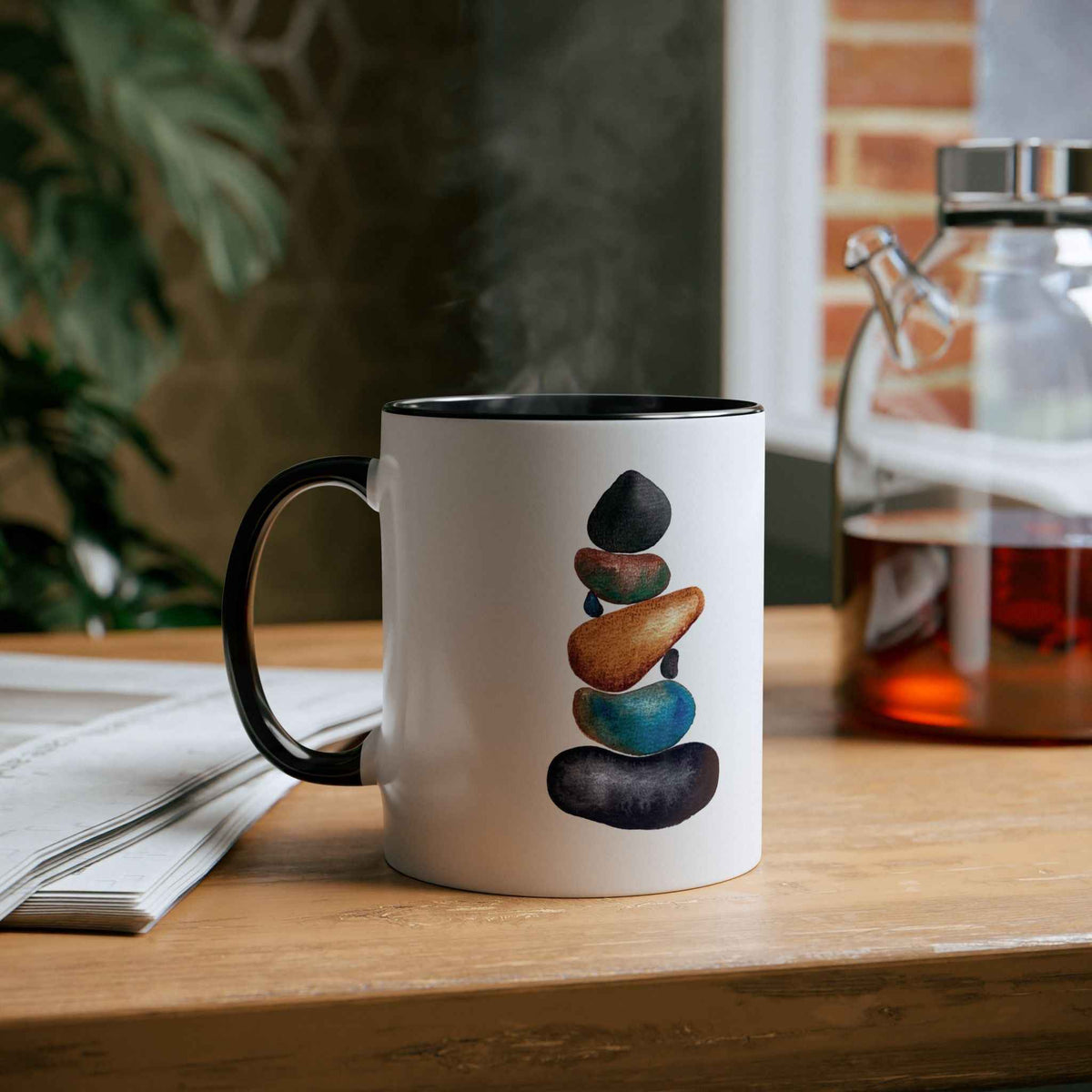 Find your Balance, Balancing Stones Coffee Mug