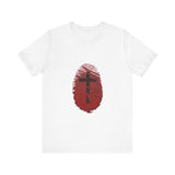 Cross with Thumbrprint T-shirt - Conscience Garment