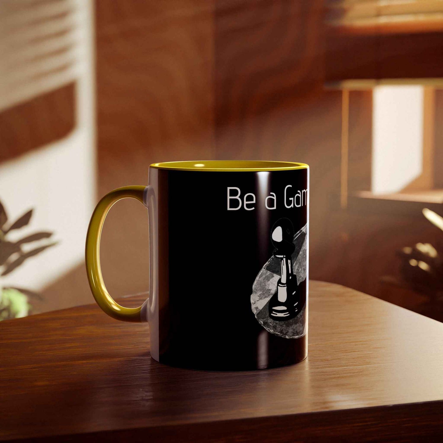 Be a Game Changer, Pawn over powering the King Two-Tone Coffee Mug