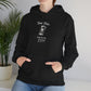 Time Flies Hoodie — "Only You Are in Control" Vintage Hourglass Pullover