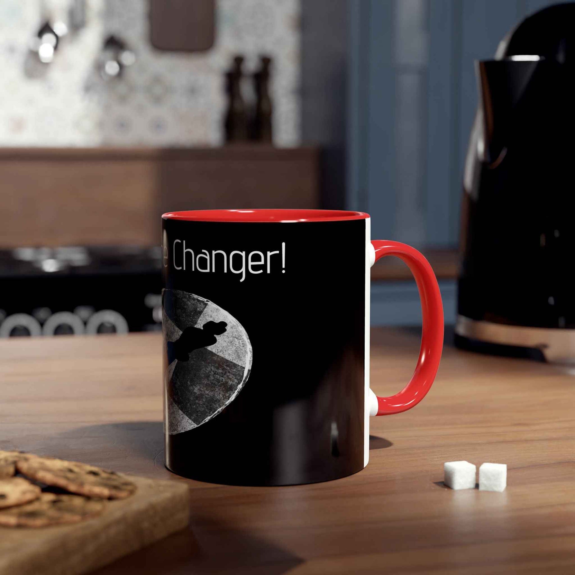 Be a Game Changer, Pawn over powering the King Two-Tone Coffee Mug