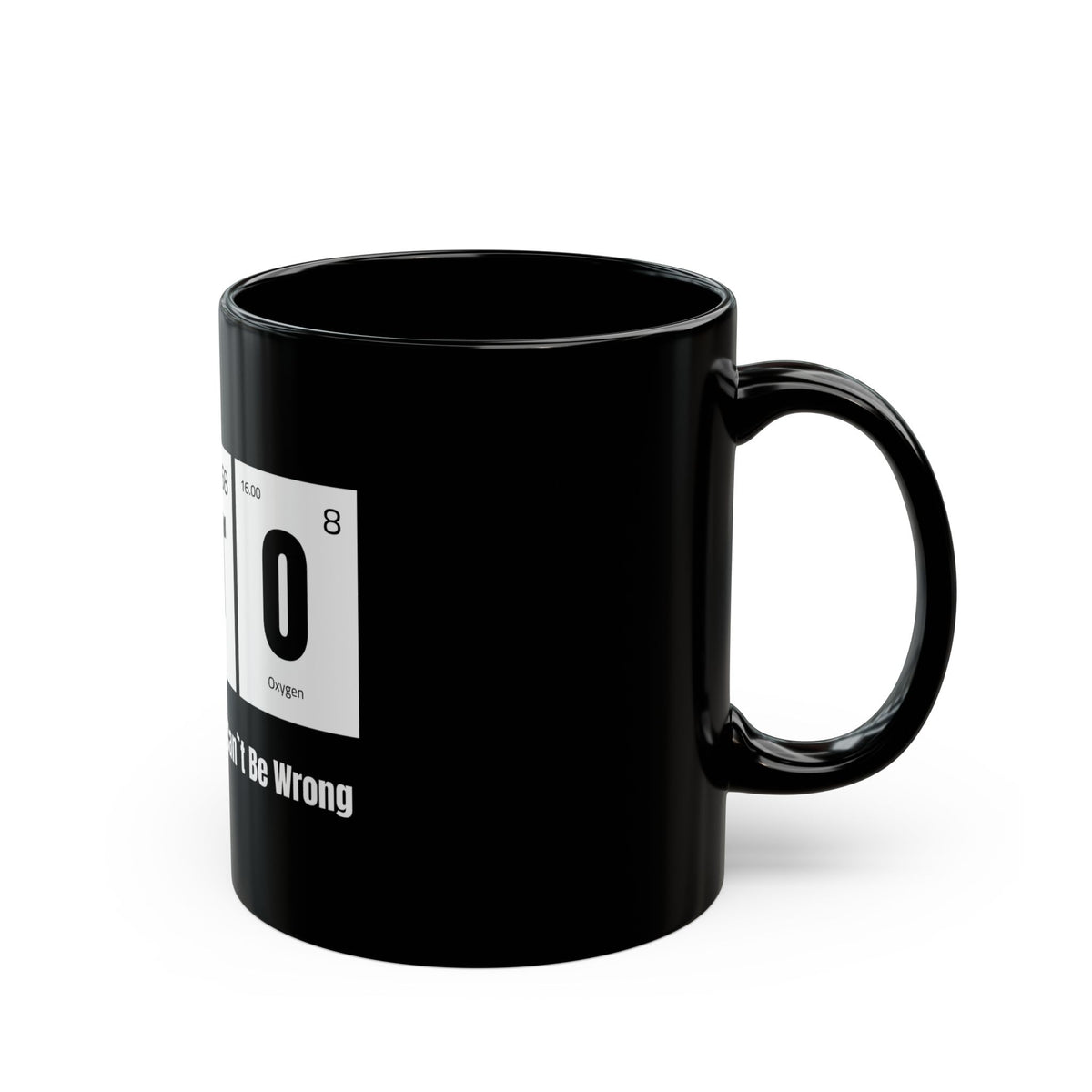 Hero Chemistry Mug - Black 11oz - Perfect Gift for Scientists & Teachers - Conscience Garment