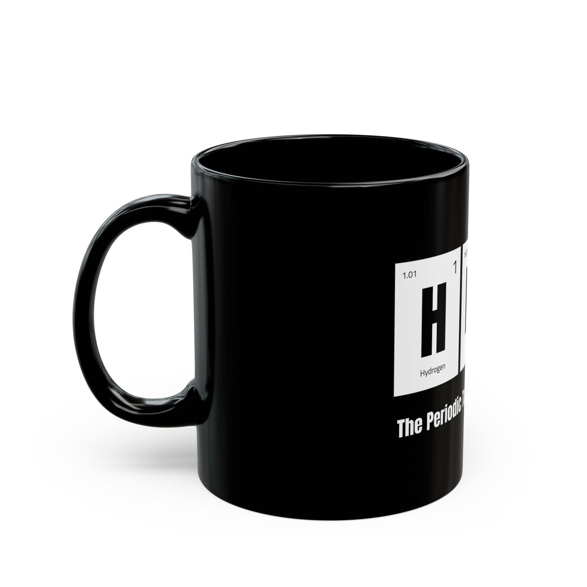 Hero Chemistry Mug - Black 11oz - Perfect Gift for Scientists & Teachers - Conscience Garment