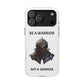Phone Case — "Be a Warrior Not a Worrier" Impact-Resistant Magnetic Armor