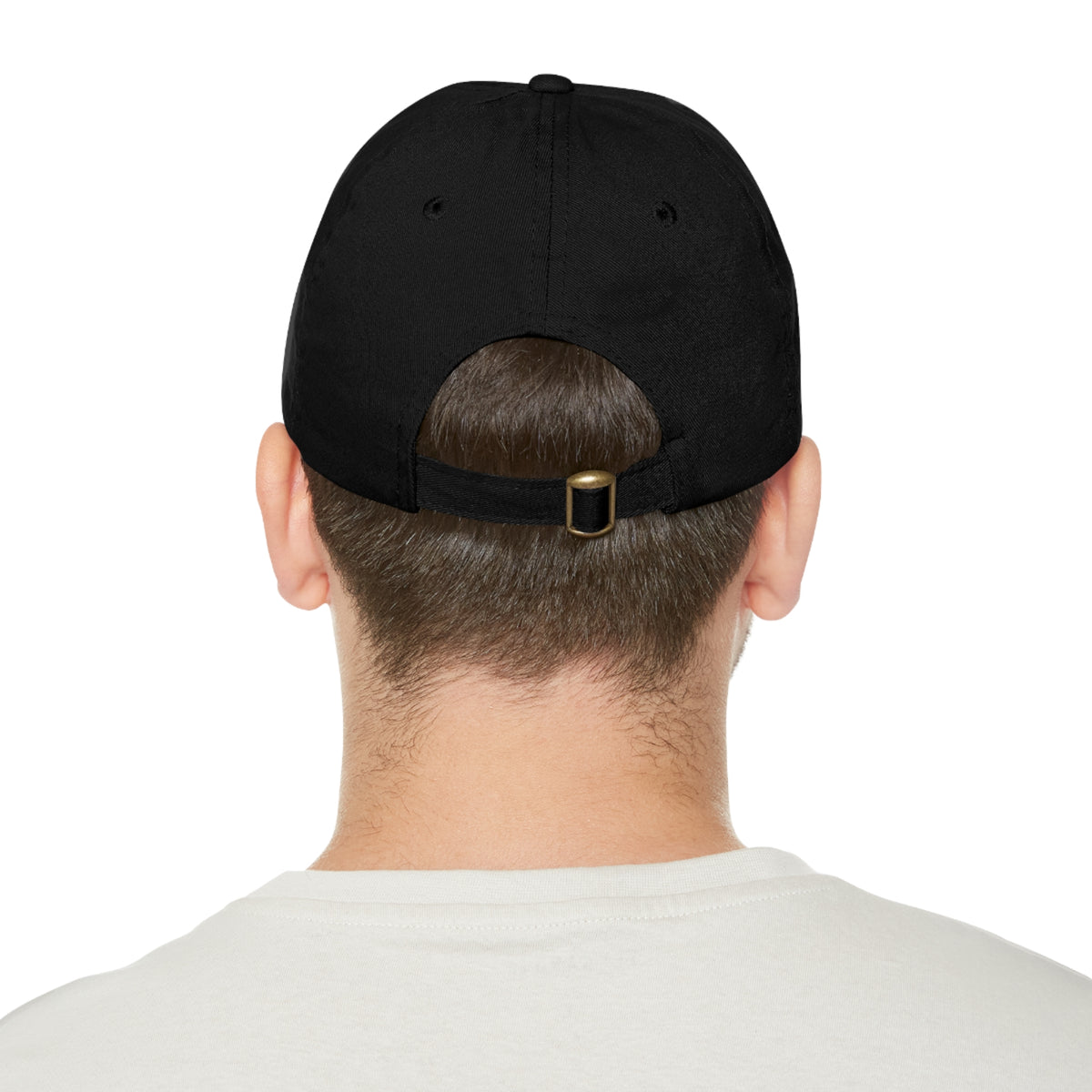 Dad Hat with Leather Patch (Rectangle) - Conscience Garment