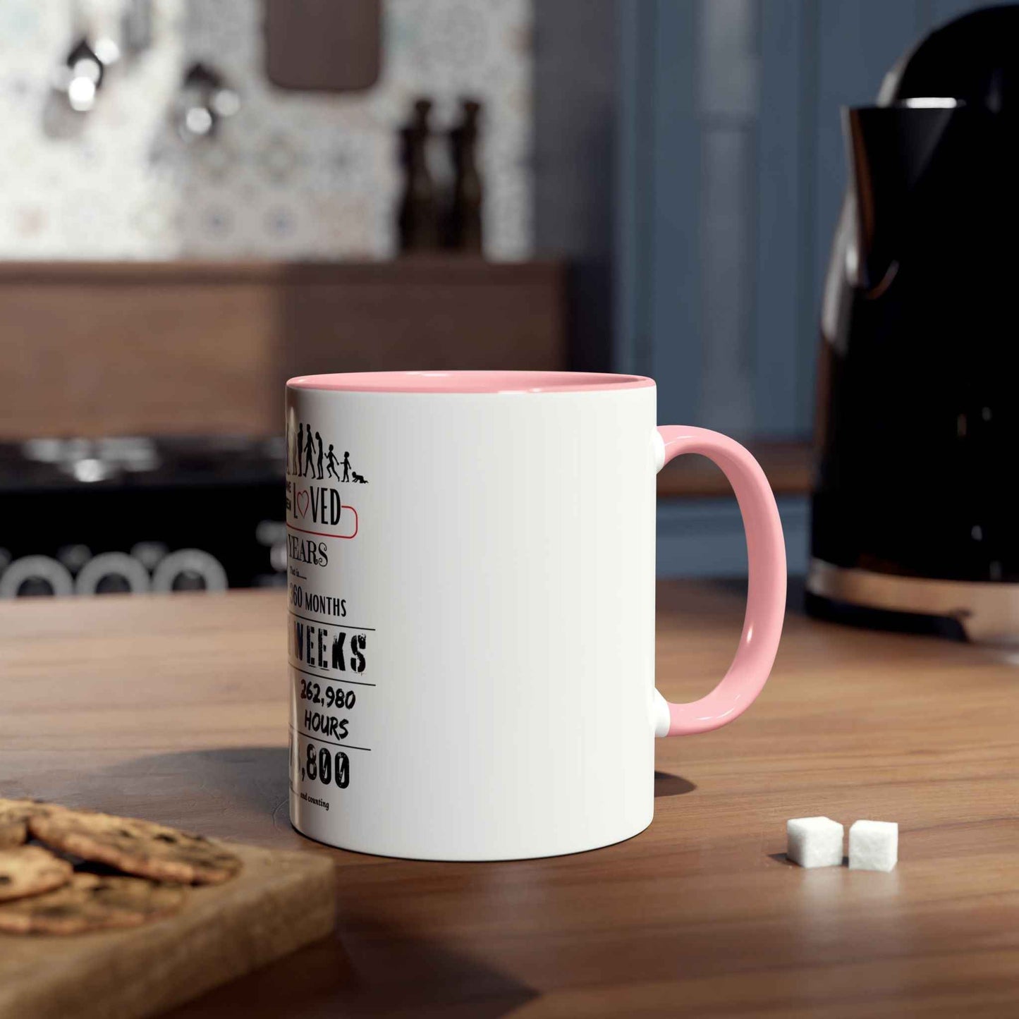 30th Birthday Two-Tone Coffee Mug, 11oz