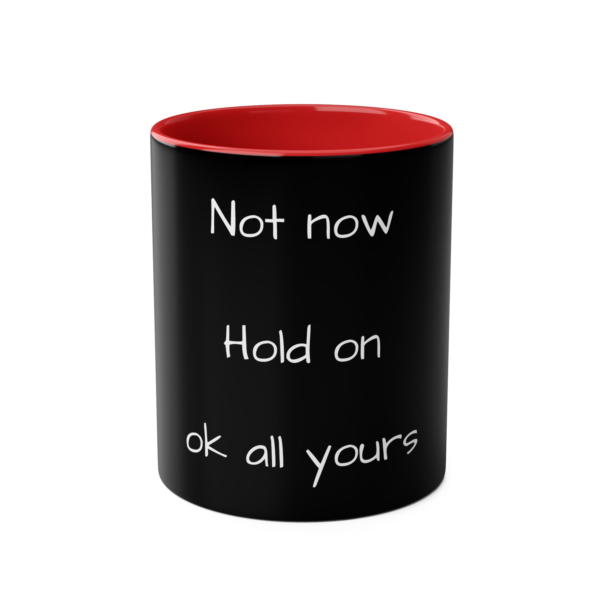 Don't speak, let me finish, Mugs, 2 tone, Birthday Gift, Mindfulness, Motivational, Inspirational, Conscience Garment, Coffee, Tea, Funny