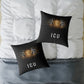 Tiger Eyes 'ICU' Square Pillow – Bold Wildlife Accent Cushion