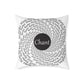 Hare Krishna chant Meditation Square Pillow — Spiritual Mantra Decorative Cushion