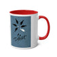 Motivational Two-Tone Mug - Be Different Design, 11oz