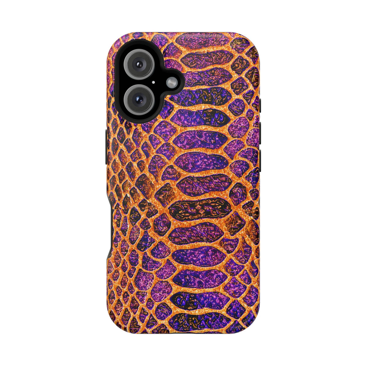 Purple-Gold Snake Skin Magnetic Impact Case