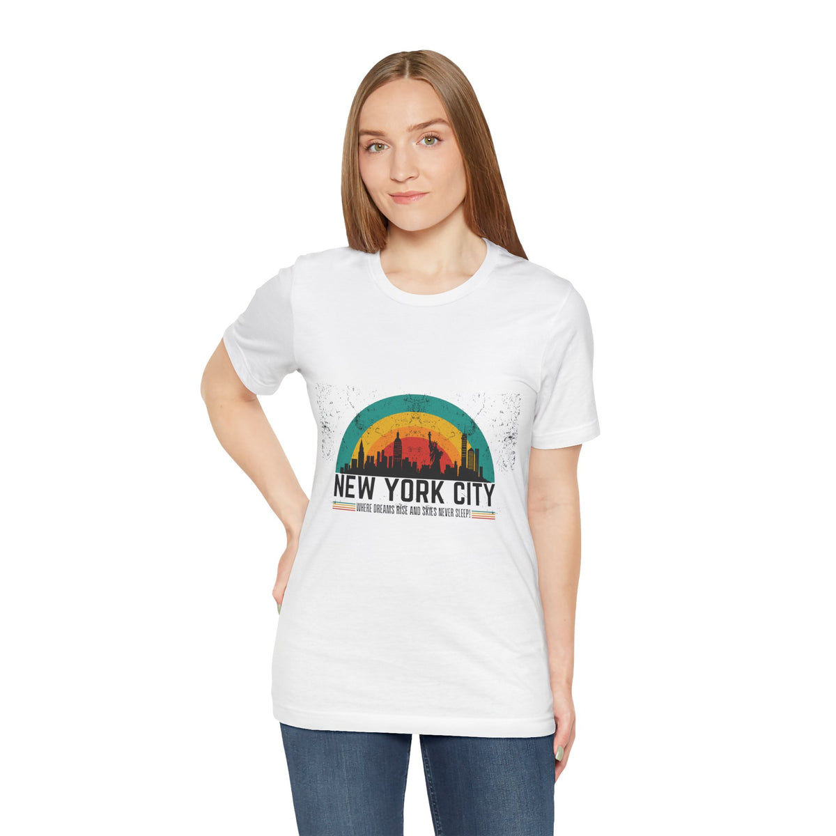 Cityscape T-Shirt - New York City Skyline, Gift, Inspiration - Conscience Garment