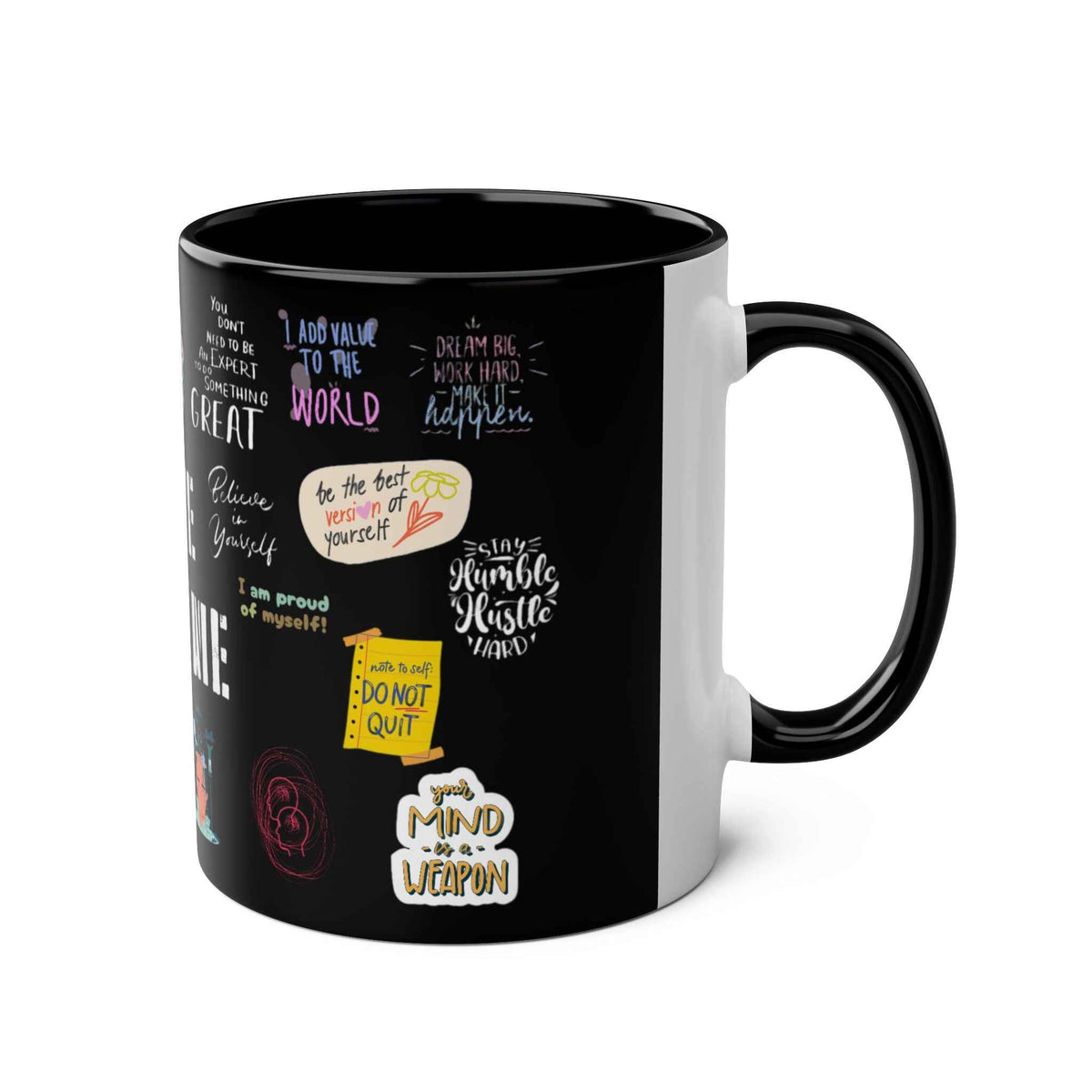 Love Yourself Two-Tone Coffee Mug, 11oz