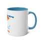 Mindset is Everything Two-Tone Coffee Mug, Birthday Gift, 7 Colors - Conscience Garment