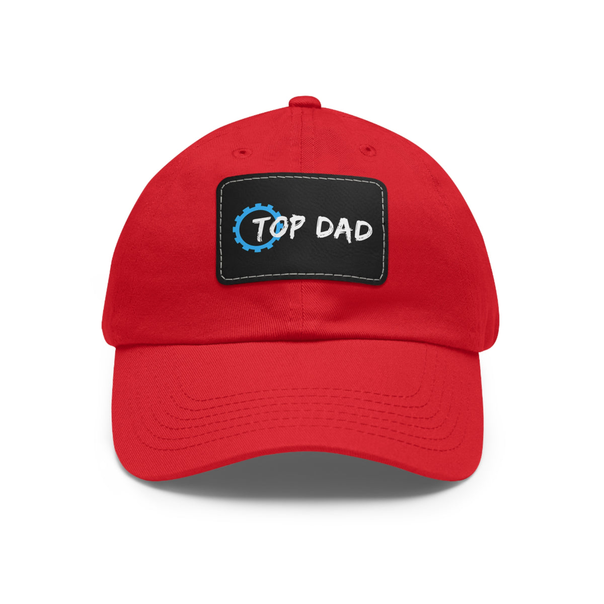 Dad Hat with Leather Patch (Rectangle) - Conscience Garment