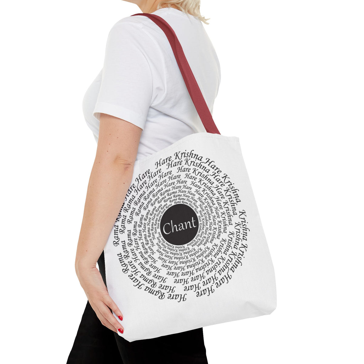 Hare Krishna Chant Mantra Meditation Tote Bag