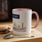 Mind the Gap Coffee Mug — Colorful City Skyline Accent Mug (11/15oz)