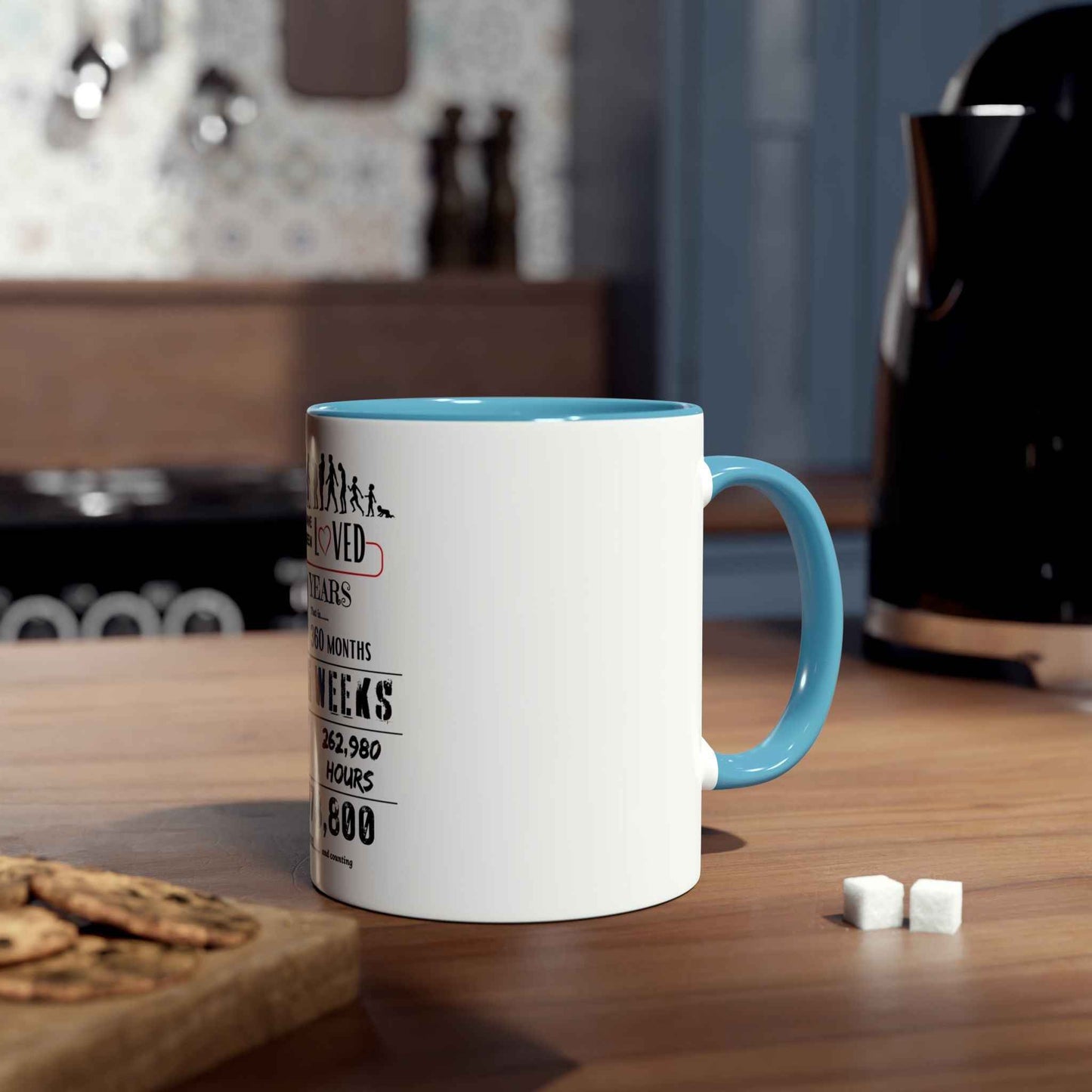30th Birthday Two-Tone Coffee Mug, 11oz