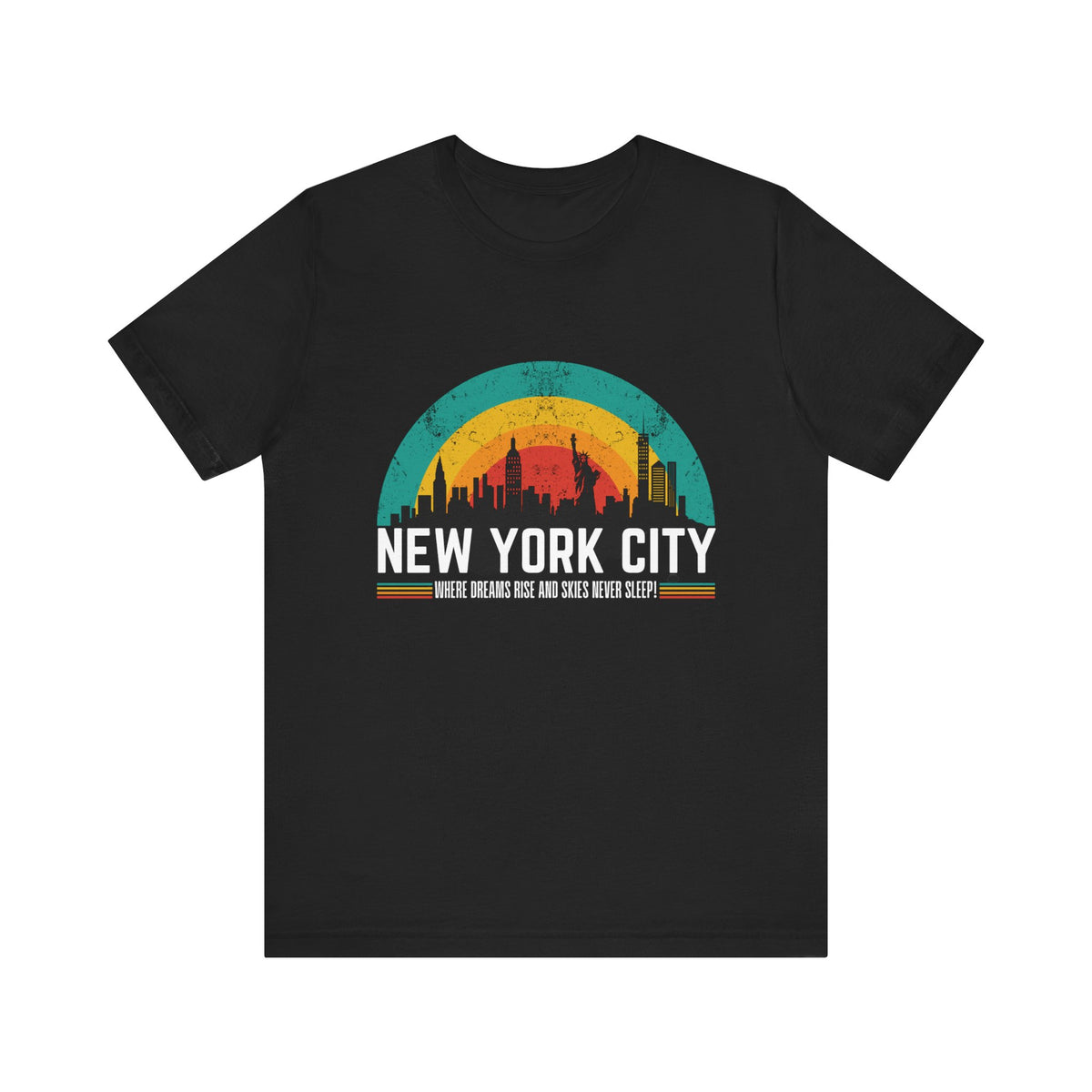 Cityscape T-Shirt - New York City Skyline, Gift, Inspiration - Conscience Garment