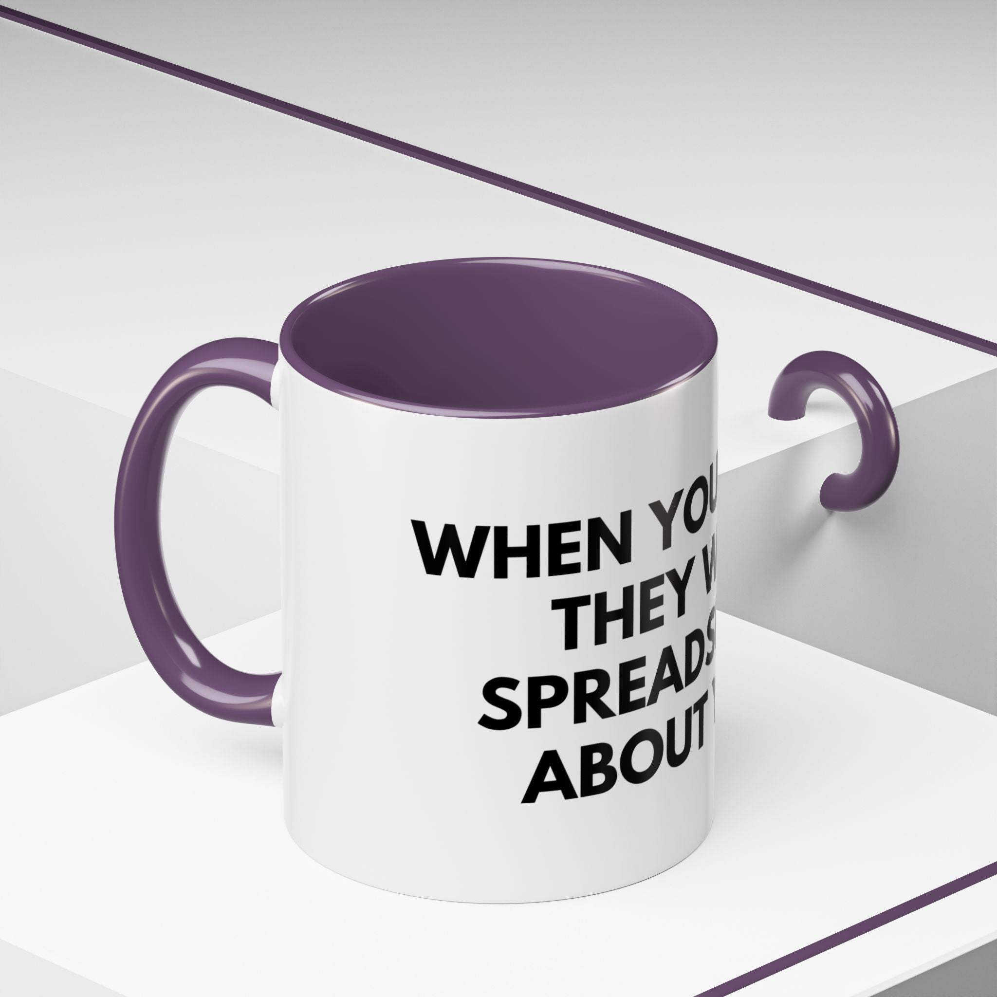 Funny Office Coffee Mug — “When You Excel They Will Spreadsheet About You” Accent Mug