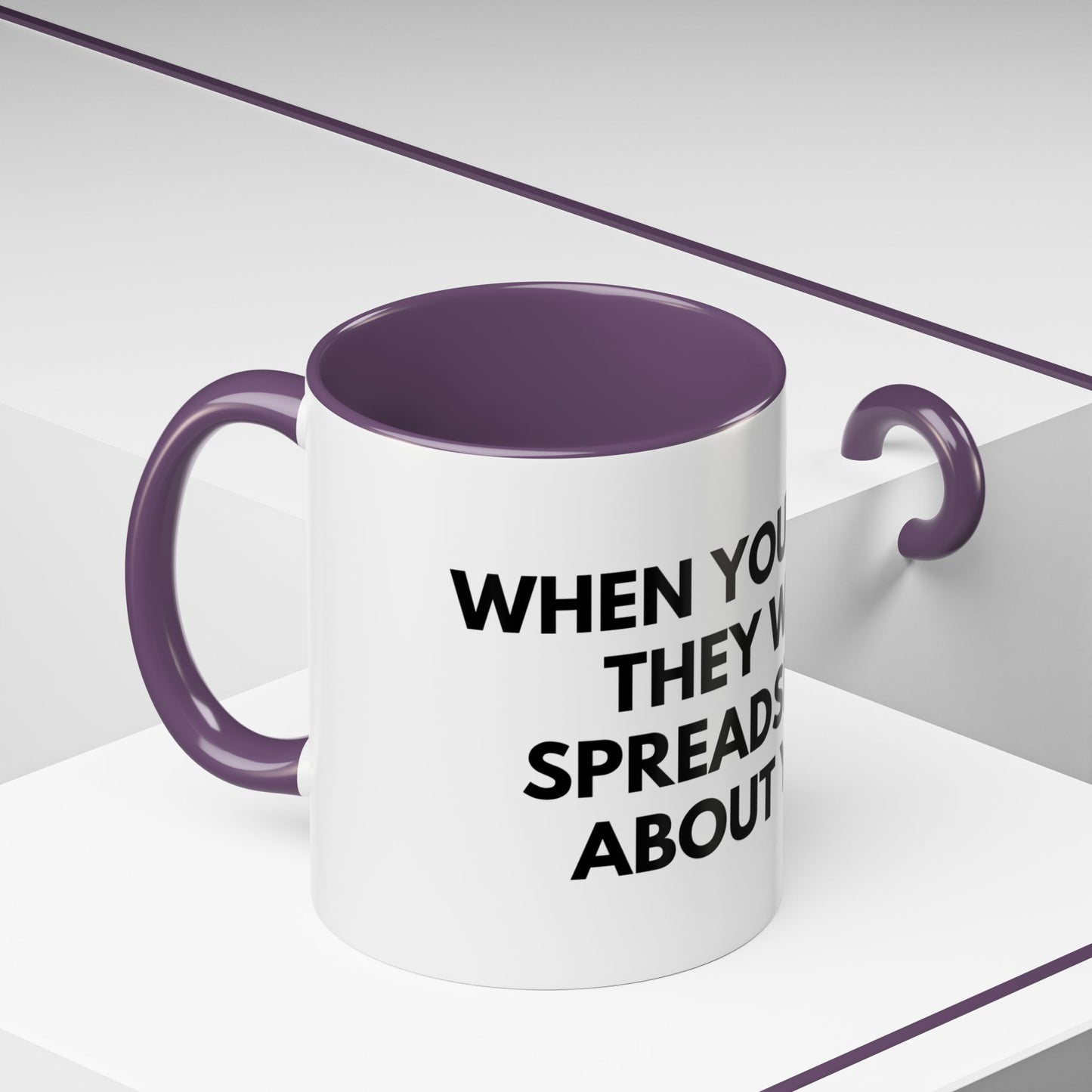 Funny Office Coffee Mug — “When You Excel They Will Spreadsheet About You” Accent Mug