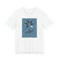 Be Different T-Shirt — Whale Graphic Tee (White on Blue)