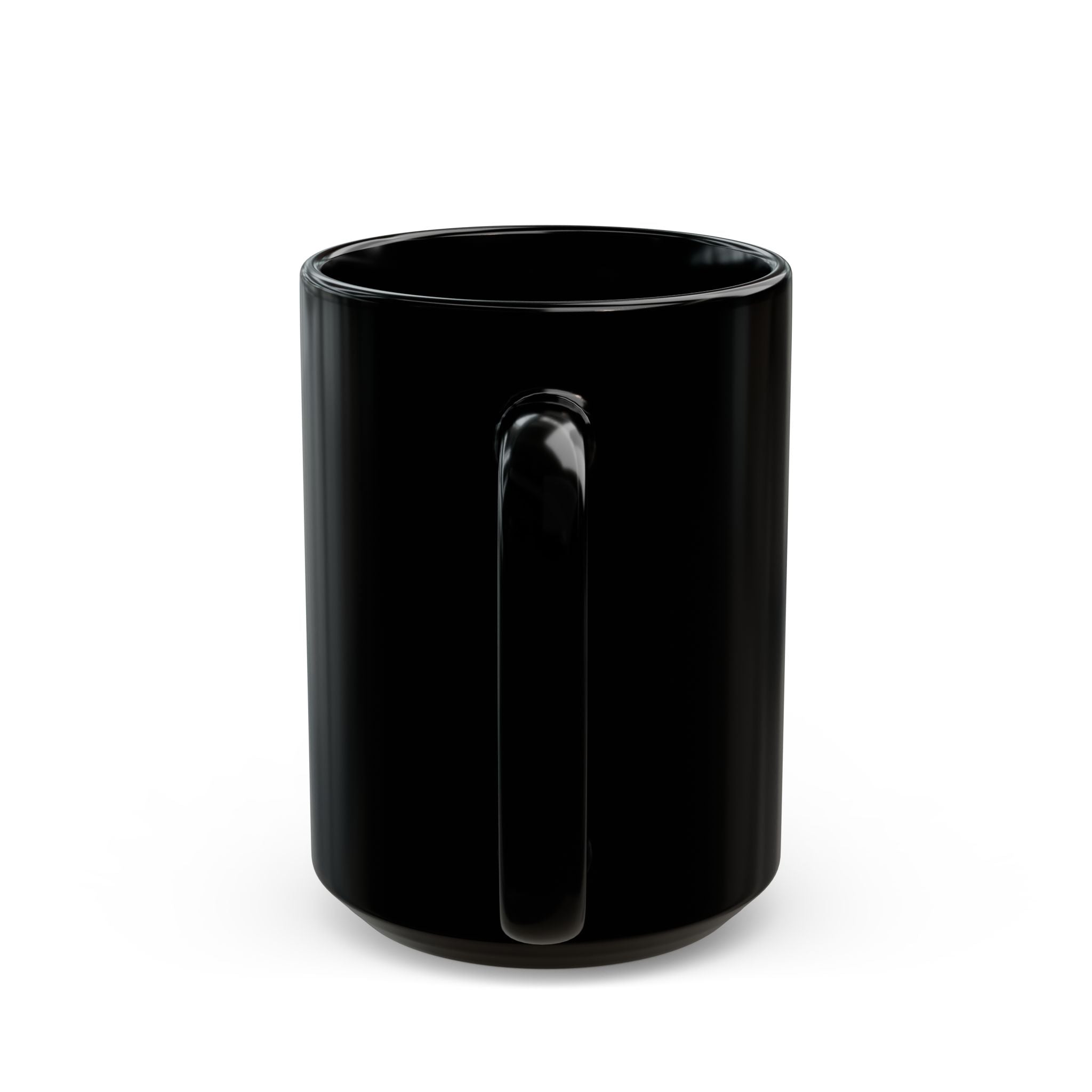 Mind The Gap Black Mug Neon City Skyline Coffee Cup (11oz & 15oz)