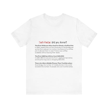 Tech Facts T-Shirt - Conscience Garment