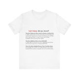 Tech Facts T-Shirt - Conscience Garment