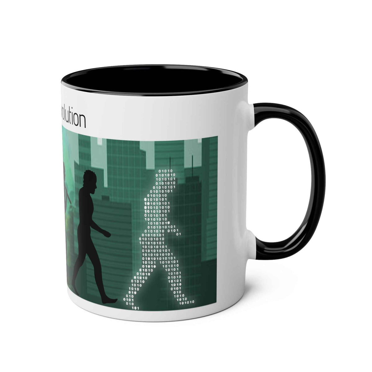 Evolution Coffee Mug Two-Tone 11oz