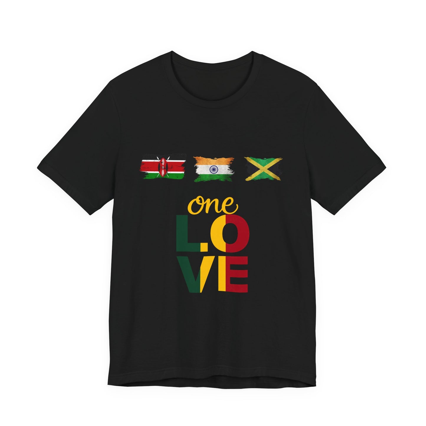 One Love Reggae T-Shirt Move With Purpose Inspirational Graphic T-Shirt