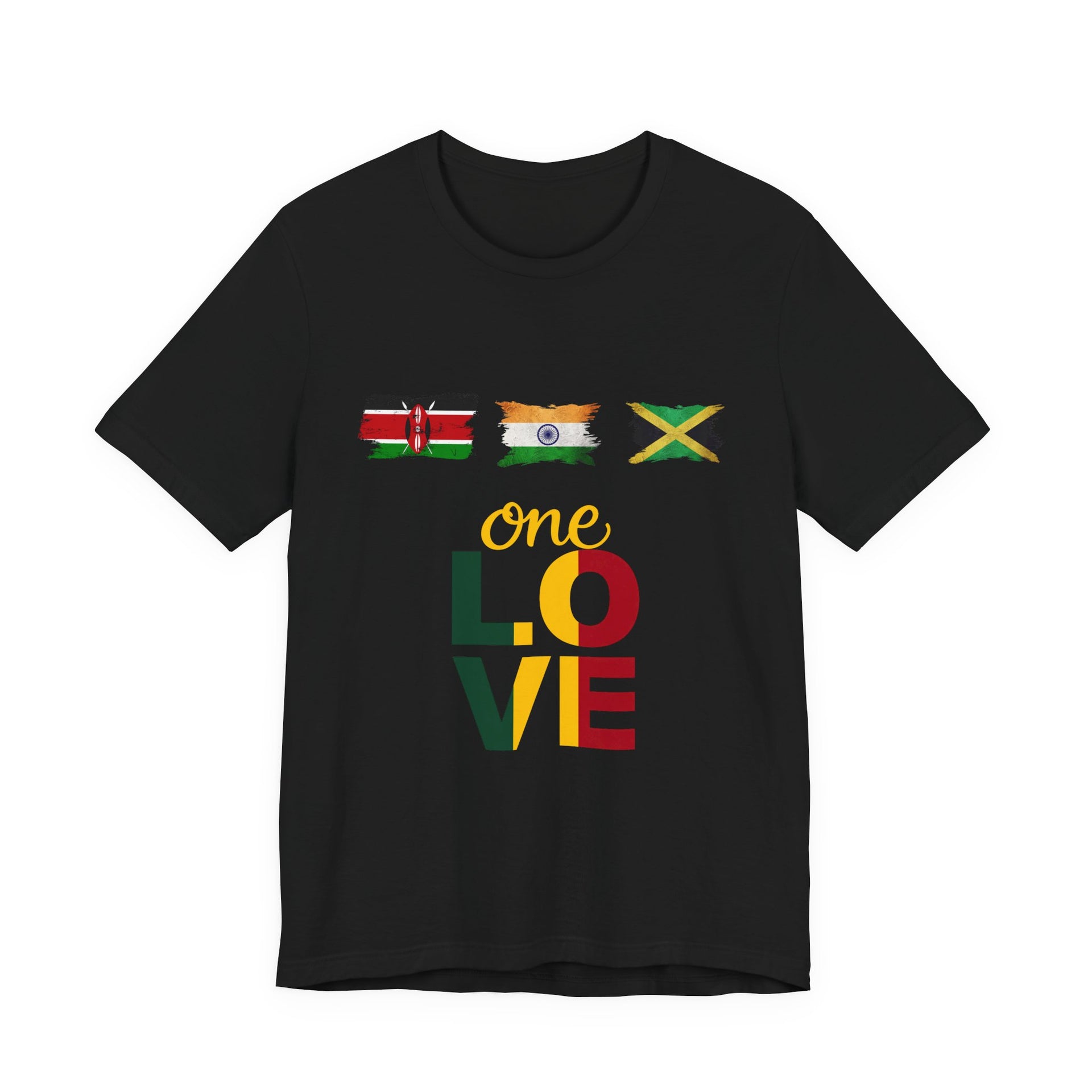 One Love Reggae T-Shirt Move With Purpose Inspirational Graphic T-Shirt