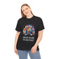 T-Shirt Colorful Turtle with Headphones | 'Sometimes it's best to go Slow to go Fast' - Conscience Garment