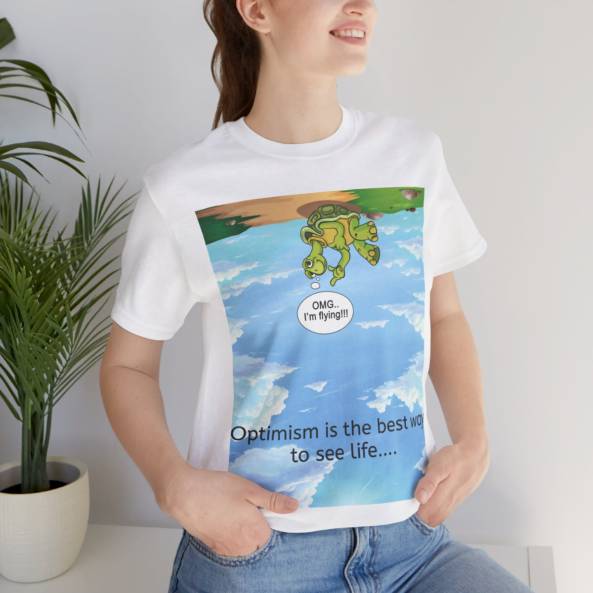 Optimistic Tortoise T-shirt - Conscience Garment