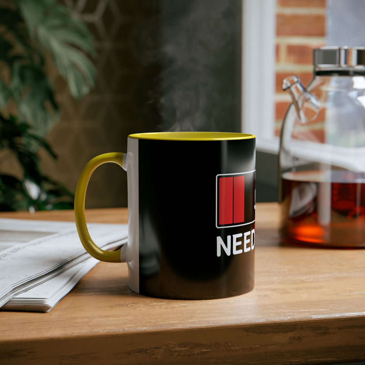 Chai Battery Gauge Mug 11oz - Conscience Garment