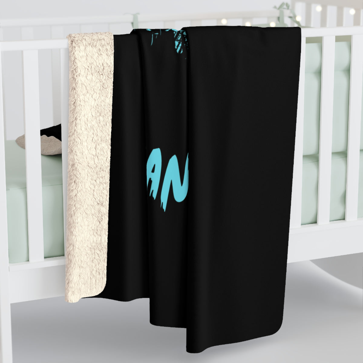 Urban Kong Sherpa Fleece Blanket — Cool Gorilla Print Cozy Throw
