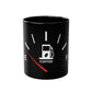 Funny Two-Tone Coffee Mug with Fuel Coffee Gauge Design - Conscience Garment