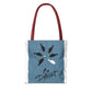 Be Different Whale Tote Bag — Inspirational Ocean Animal Canvas Tote