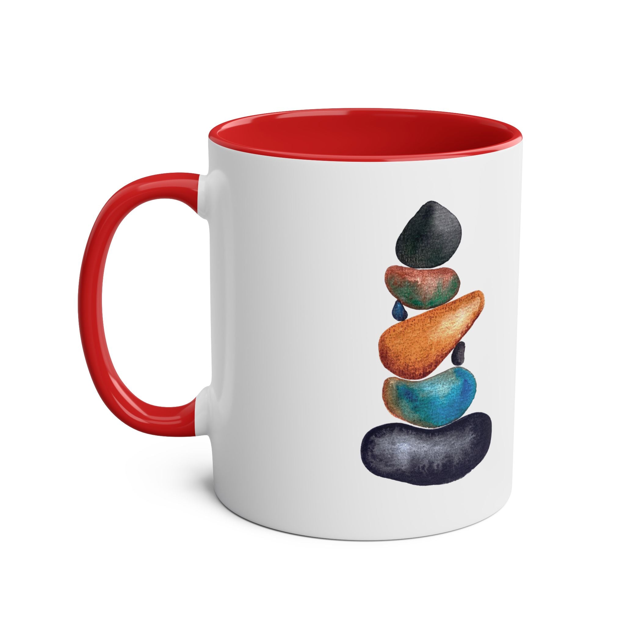 Finding your Balance, Two-Tone Coffee / Tea Mugs, 2 tone, Gift, Balance, Mindfulness, Motivational, Inspirational, Conscience Garment,