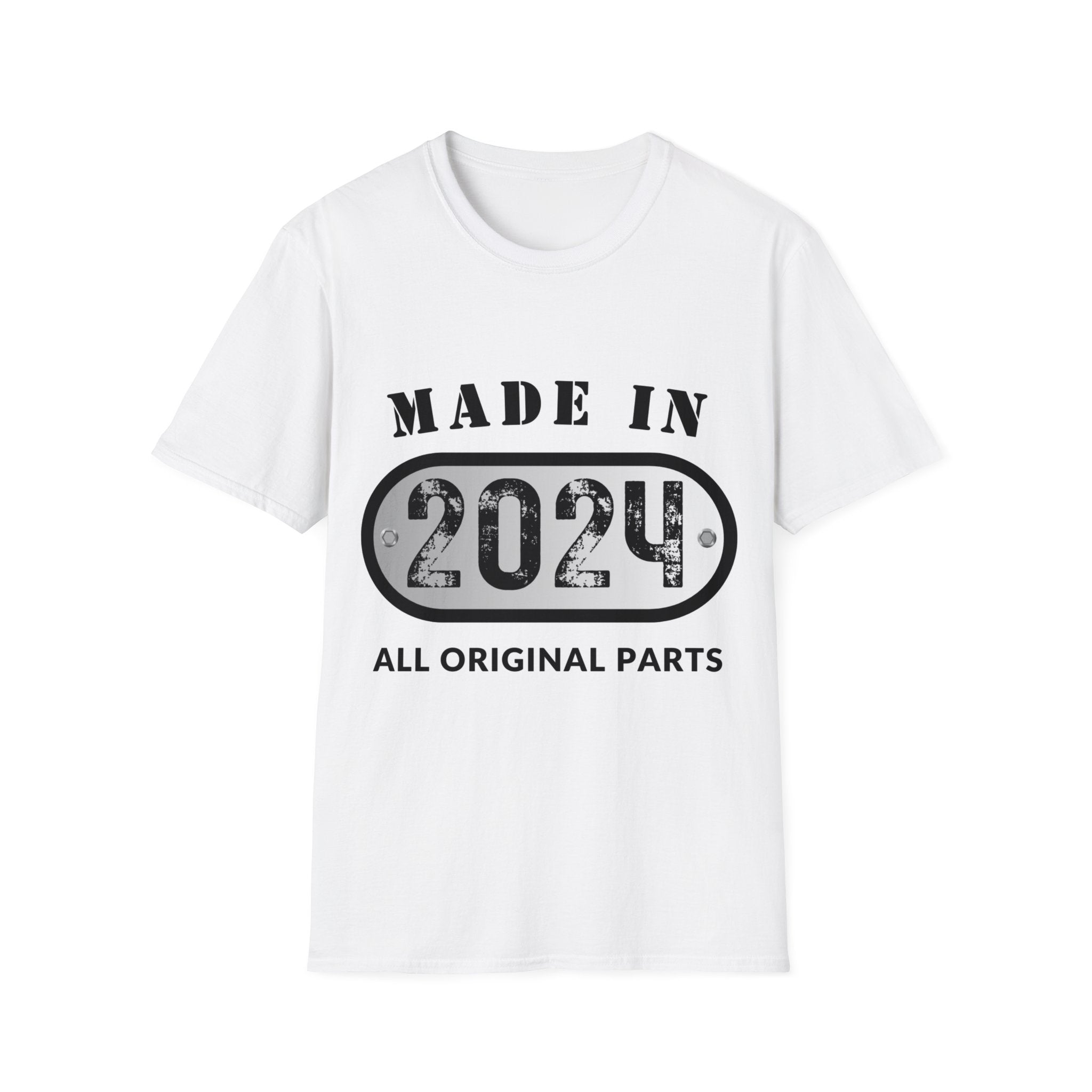 Made In 2024, T Shirt, Unisex, Men, Women, Cotton, Birthday Gift, Mindfulness, Motivational, Inspirational, Positive, Mindset