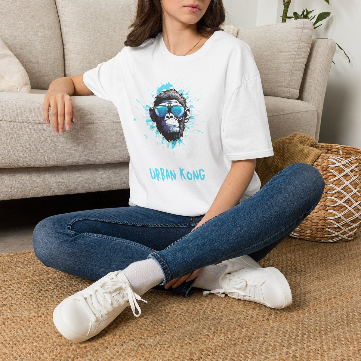 Urban Kong Graphic T-Shirt — Cool Sunglasses Monkey Streetwear Tee