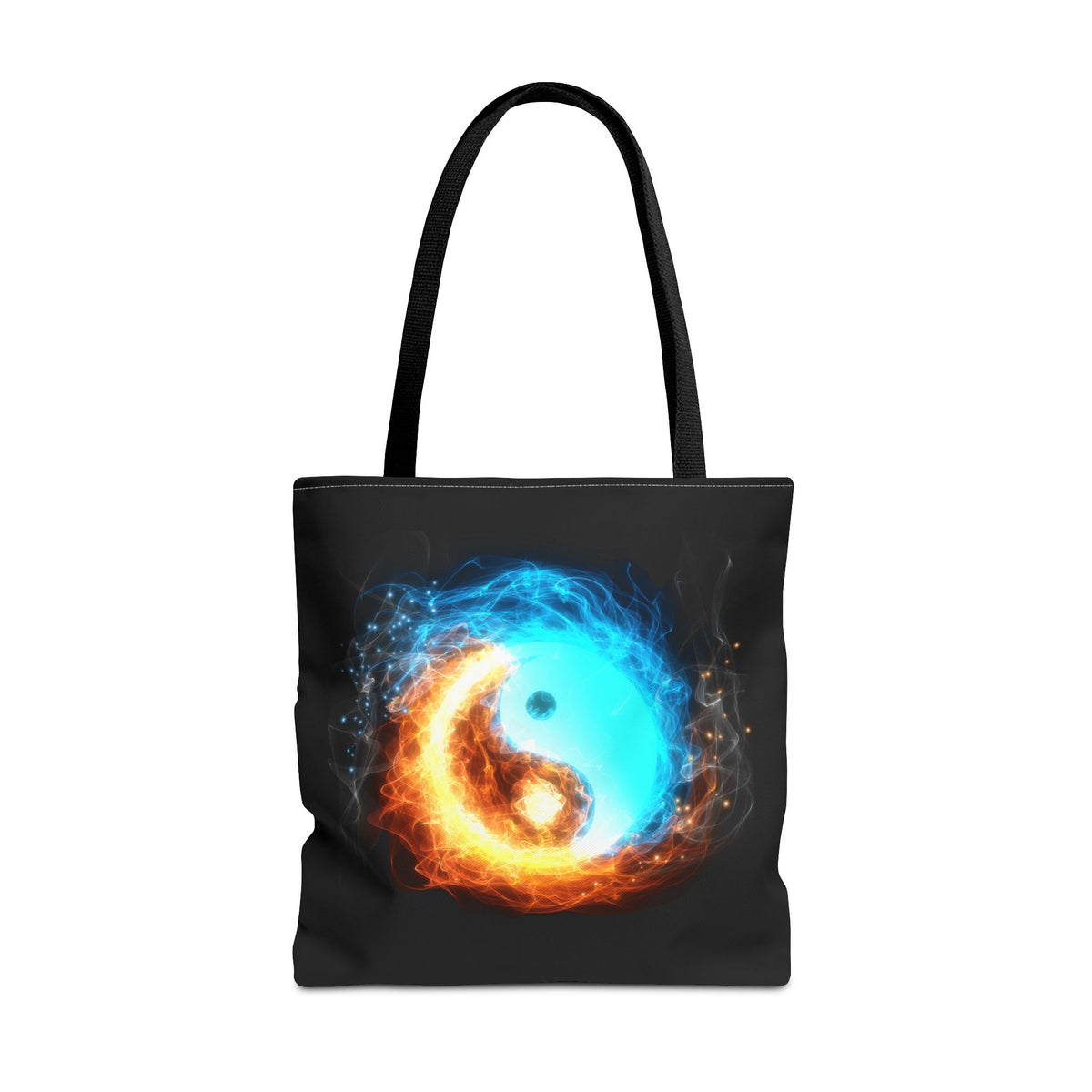 Fire and Ice Yin Yang Tote Bag