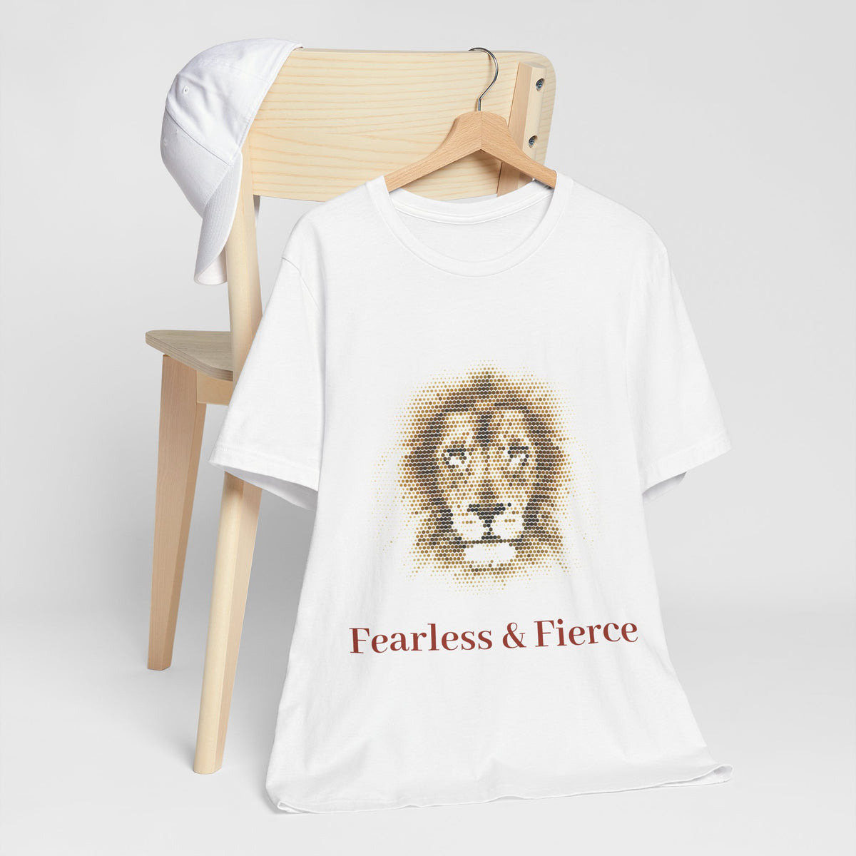 Lion - Fearless & Fierce T-Shirt - Conscience Garment