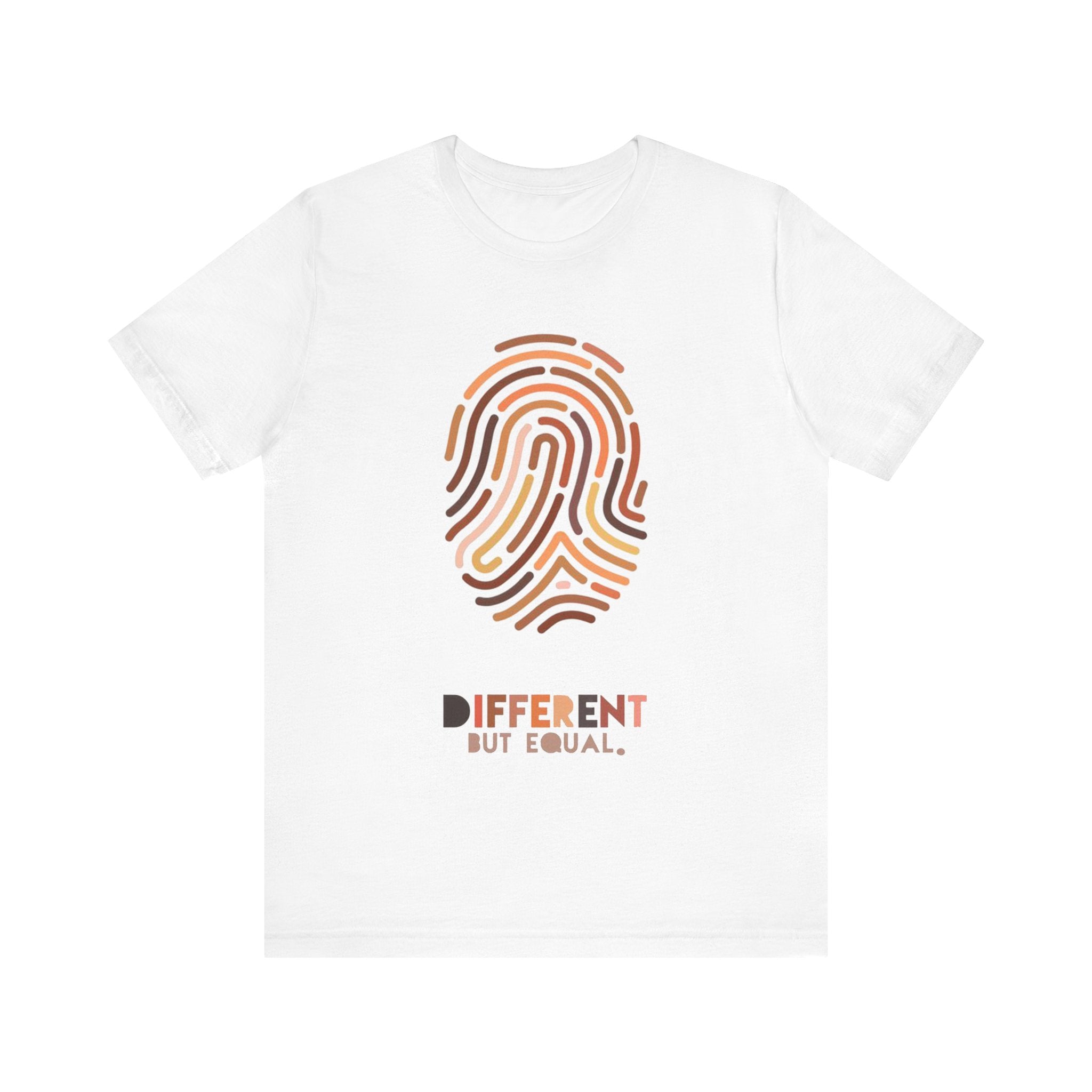 Different but Equal Fingerprint T-shirt