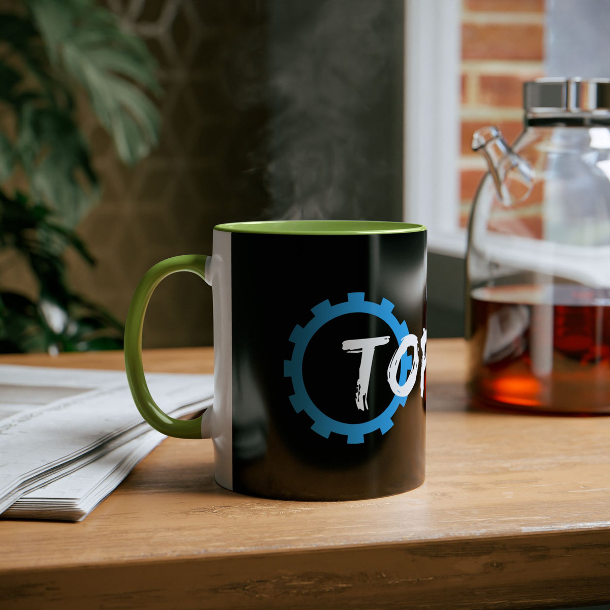 Top Bro Coffee Mug - Two-Tone, 11oz