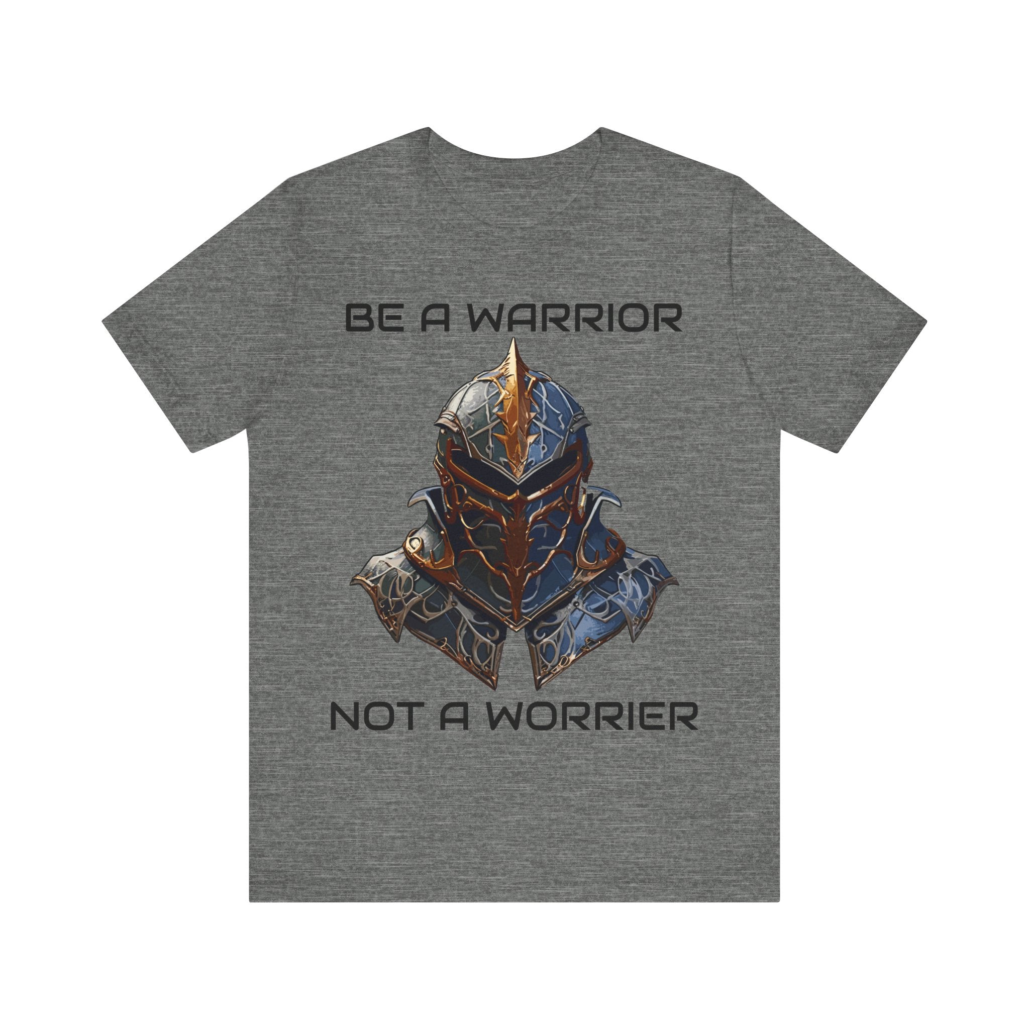 Be a Warrior, T Shirt, White, Gift, Mindfulness, Motivation, Inspiration, Wearing, Conscience Garment, Soft Cotton