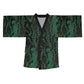 Green Snake Skin Kimono Robe – Long Sleeve - Gift