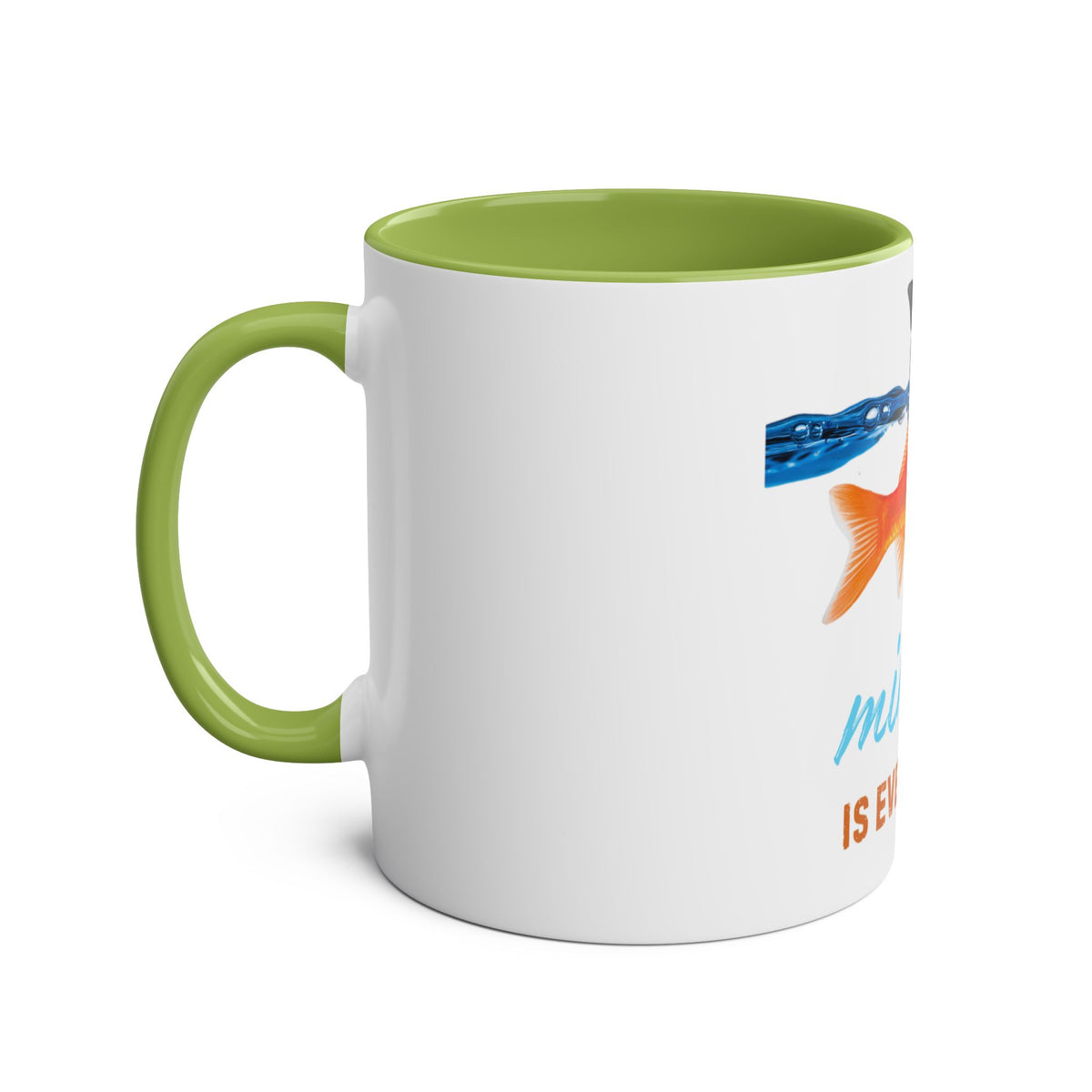Mindset is Everything Two-Tone Coffee Mug, Birthday Gift, 7 Colors - Conscience Garment