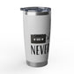 Never Forget Retro Vagabond 20oz Stainless Steel Tumbler - Cassette, VHS & Floppy Disc